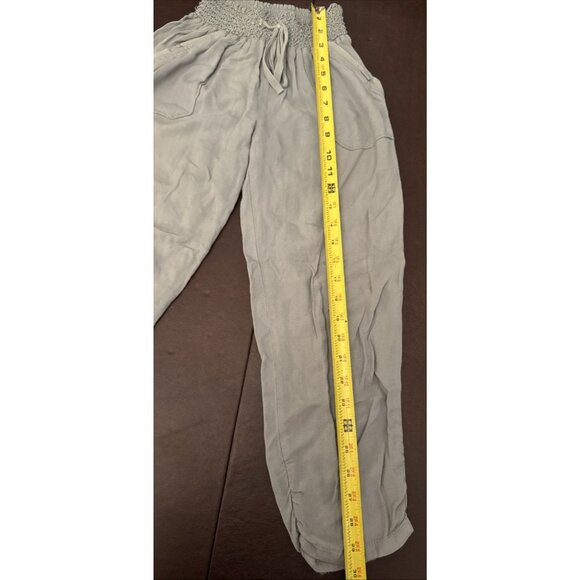 Vintage REWASH Brand Womens Relaxed Fit Olive Green Smocked Waist Pants S - Picture 5 of 8